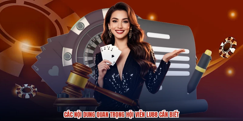 Các nội dung quan trọng hội viên LU88 cần biết
