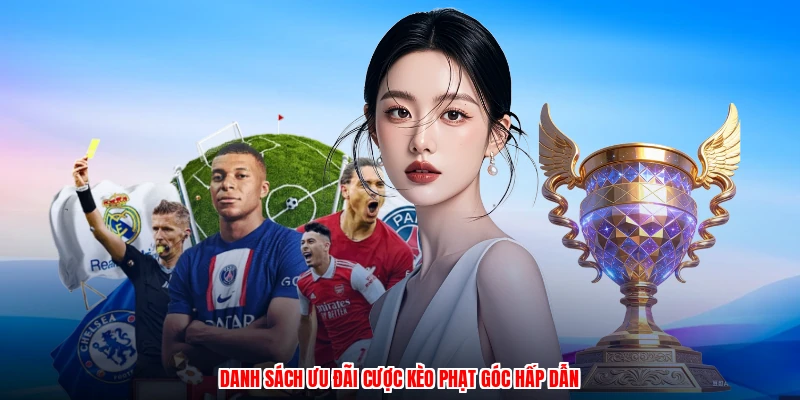Danh sách ưu đãi cược kèo phạt góc nổi bật