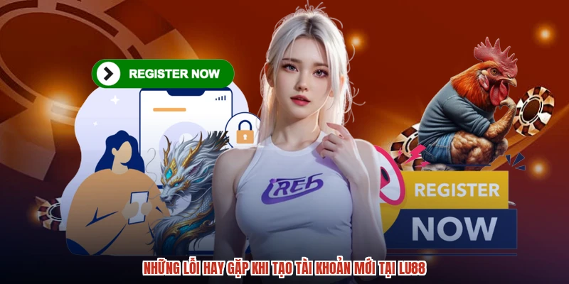 Những lỗi hay gặp khi tạo tài khoản mới tại LU88