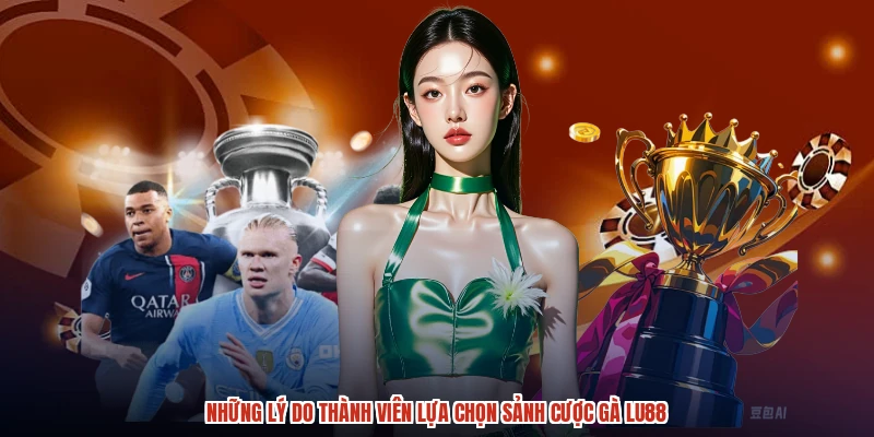 Những lý do thành viên lựa chọn sảnh cược gà LU88