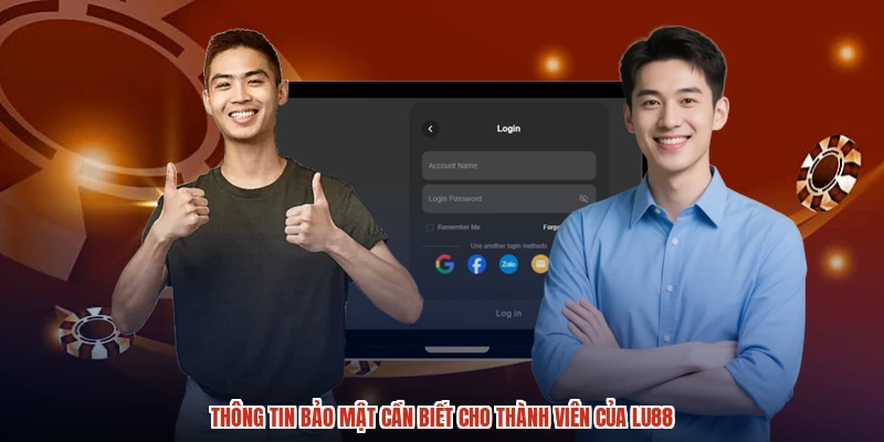 Thông tin bảo mật cần biết cho thành viên của LU88