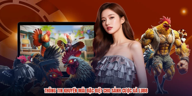 Thông tin khuyến mãi đặc biệt cho sảnh cược gà LU88