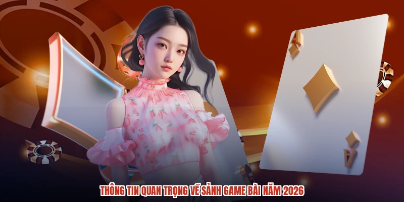Thông tin quan trọng về sảnh game bài năm 2026